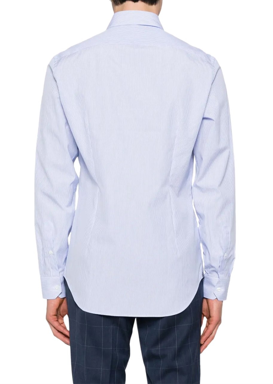 Corneliani hemd blauw Blauw