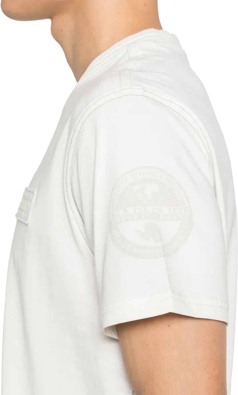 Napapijri t-shirt wit Wit