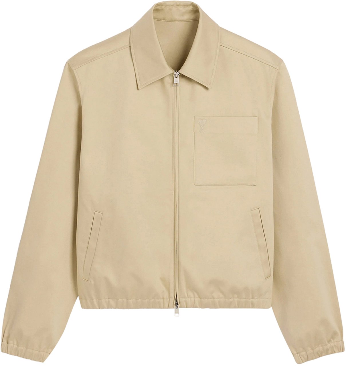 AMI Paris jas biege logo Beige