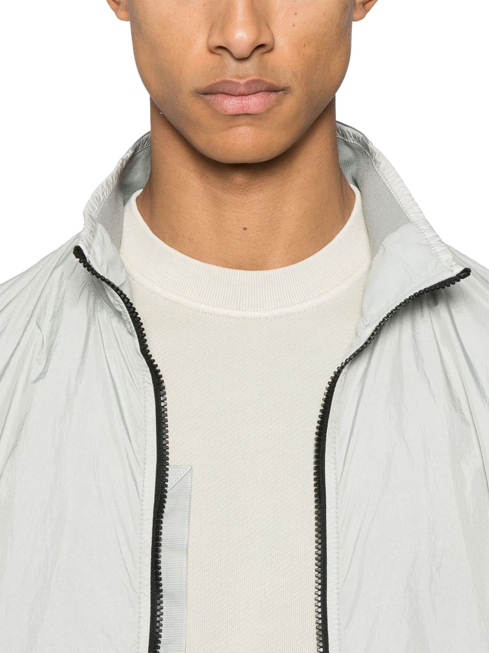 Stone Island Casual jacket in recycled nylon Grijs