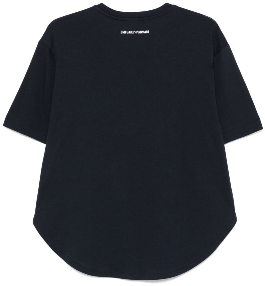 Emporio Armani T-Shirts And Polos Blue Blauw