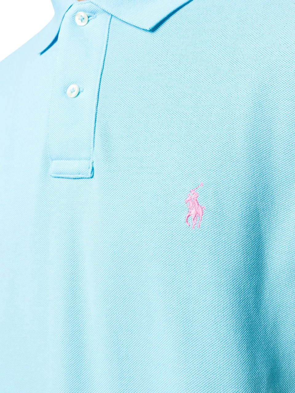 Ralph Lauren Classic Polo Turquoise Blauw