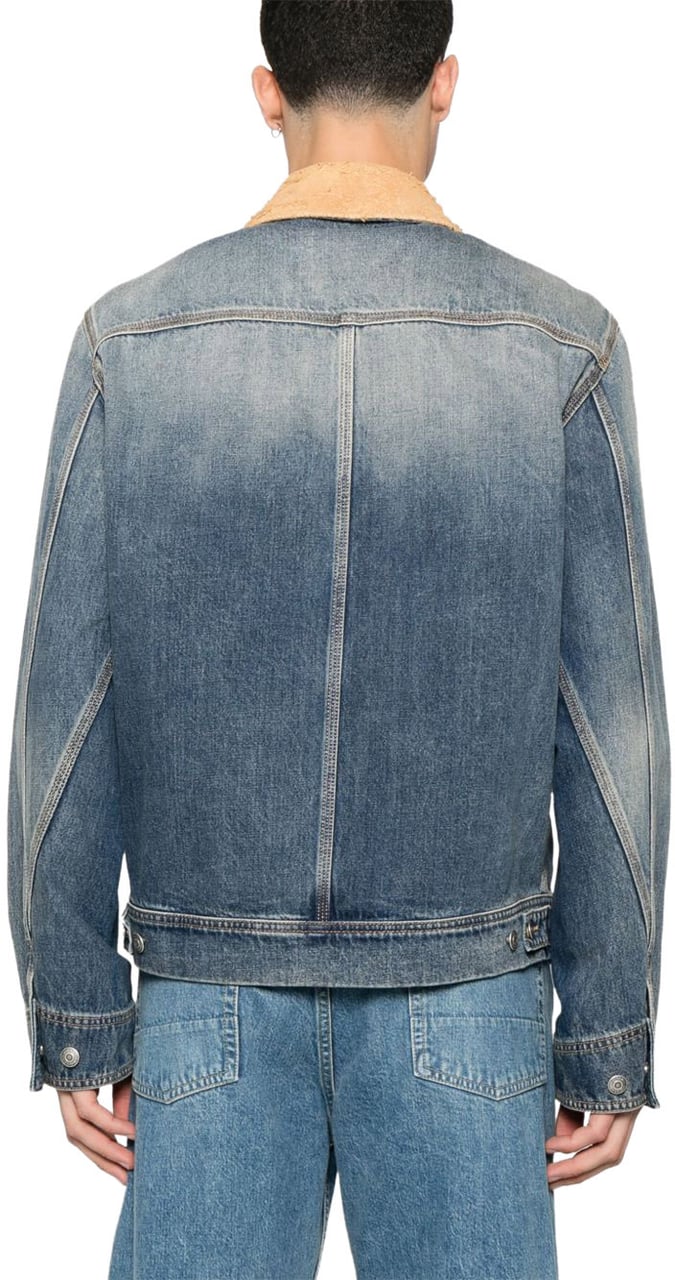 Alexander McQueen Coats Blue Blauw