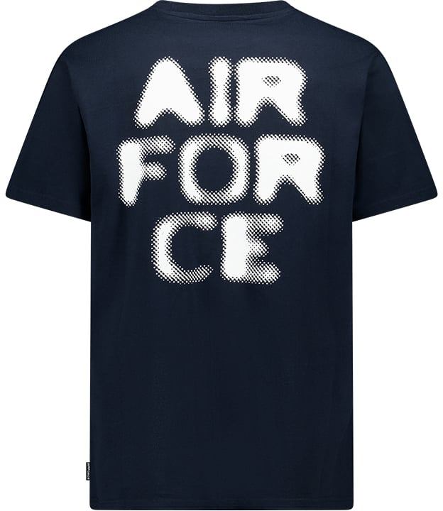 Airforce Airforce Hazy Round T-Shirt Blauw