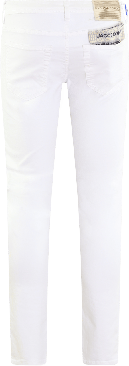 Jacob Cohen Heren Super Slim Fit Nick Wit Wit
