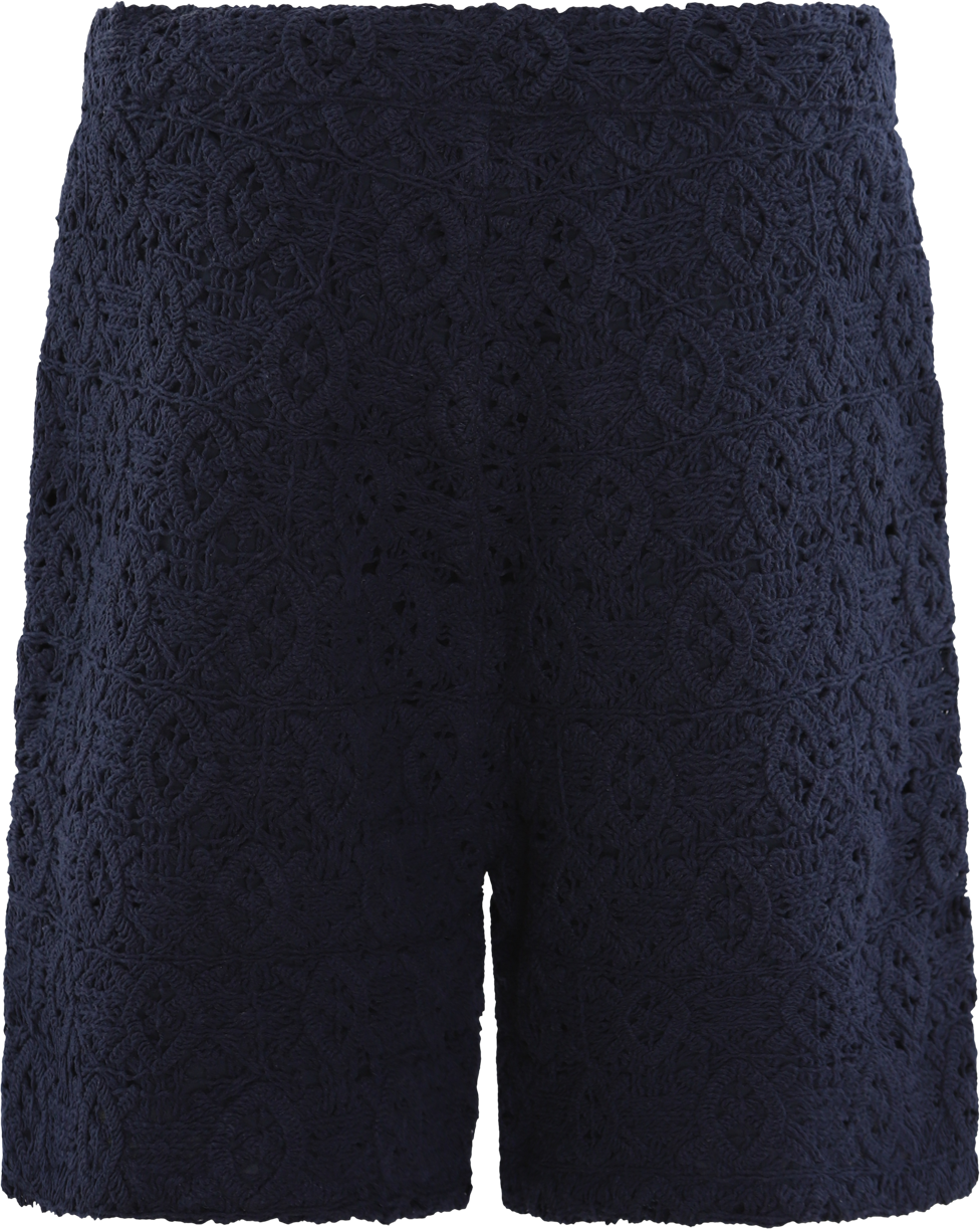 Daily Paper Heren Lace Shield Short Blauw Blauw