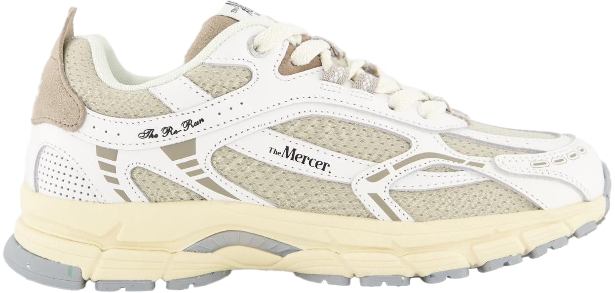 Mercer Amsterdam Dames The Re-Run Vintage Sneaker Wit Wit
