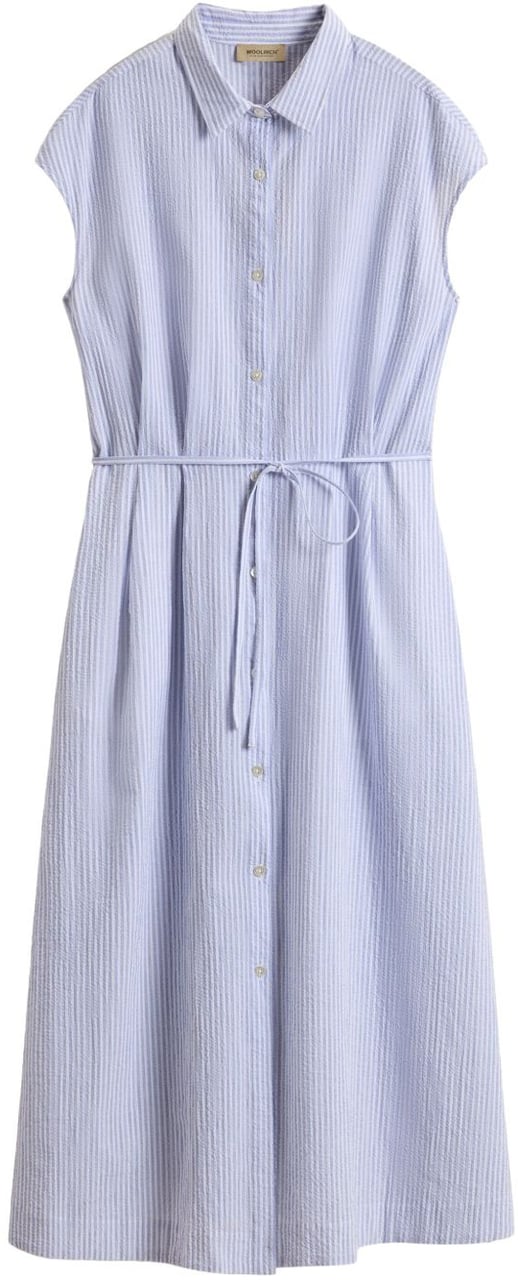 Woolrich Dresses Blue Stripe Blauw