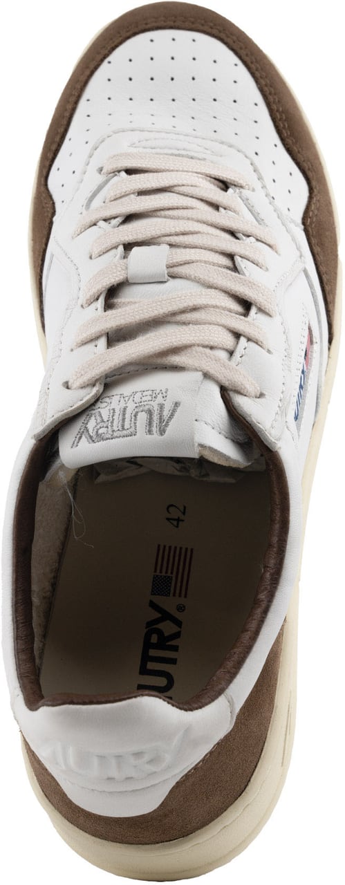 Autry Sneakers Goatsuede Whtcigar Wit