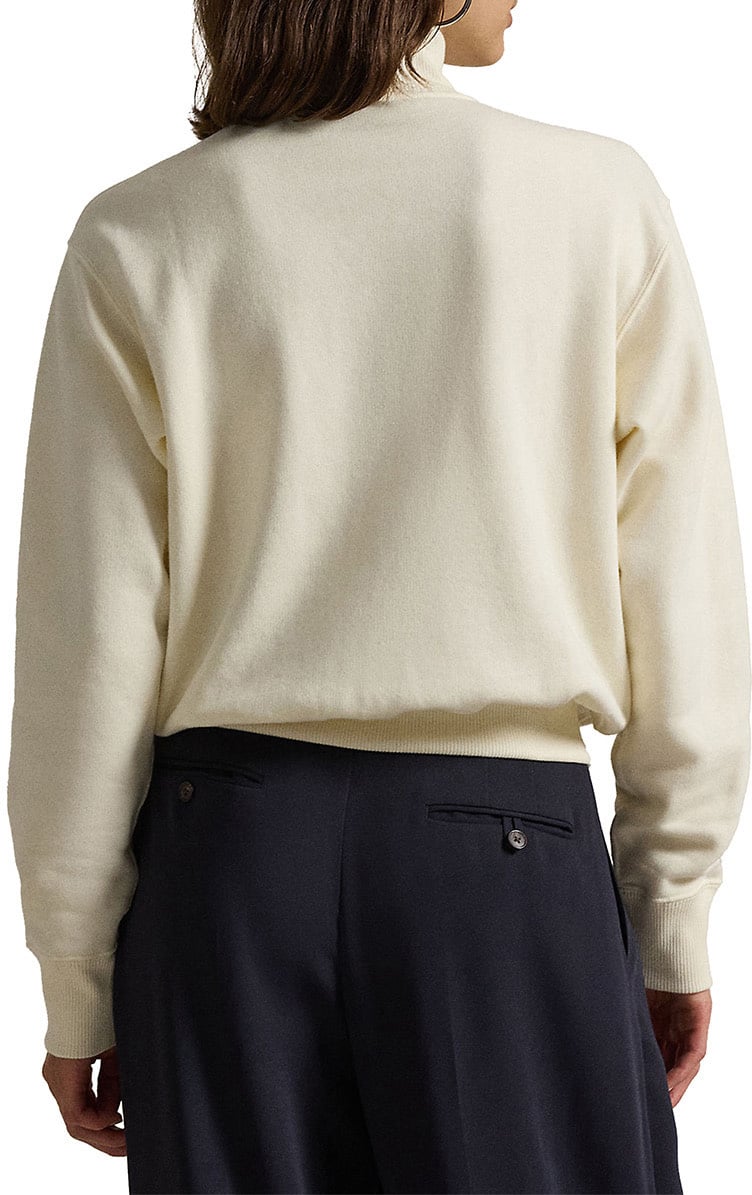 Ralph Lauren Half Zip Sweater Wit