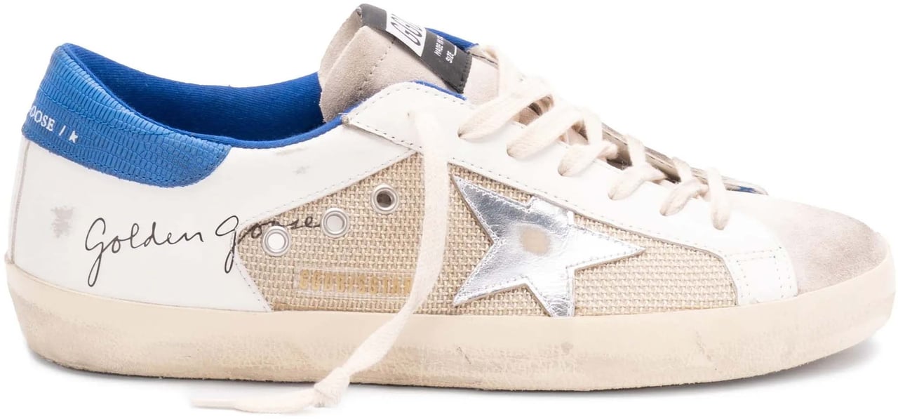 Golden Goose Sneakers Lattewhitebluettegrey Wit