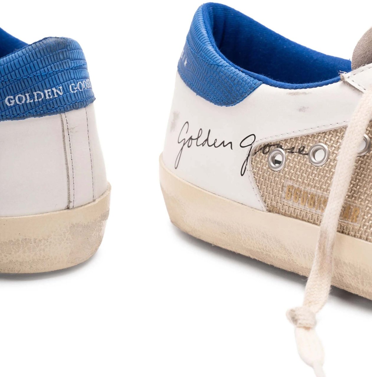 Golden Goose Sneakers Lattewhitebluettegrey Wit