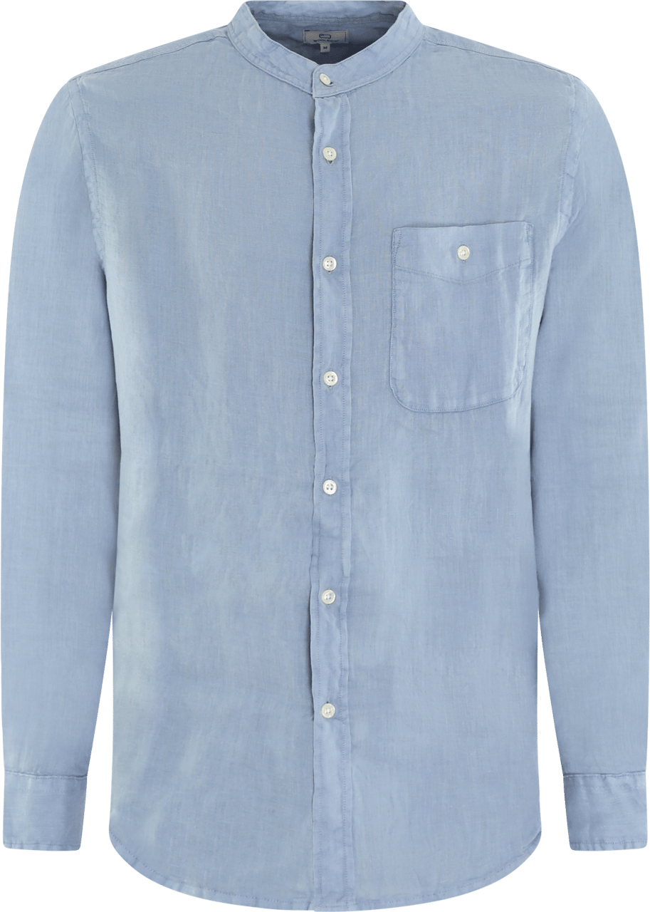 Woolrich Shirts Light Blue Blauw