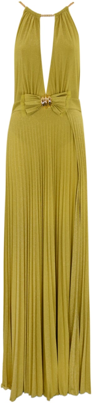 Elisabetta Franchi Dresses Curry Geel