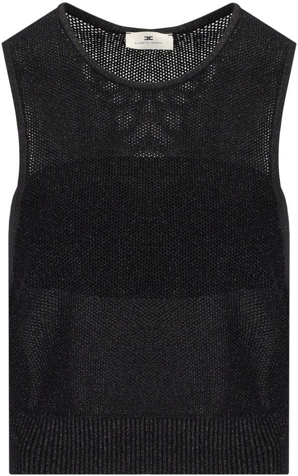 Elisabetta Franchi Sweaters Black Zwart