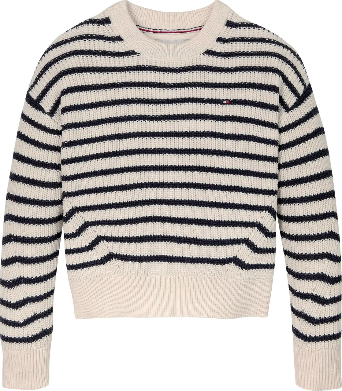 Tommy Hilfiger Essential Stripe Sweater Wit