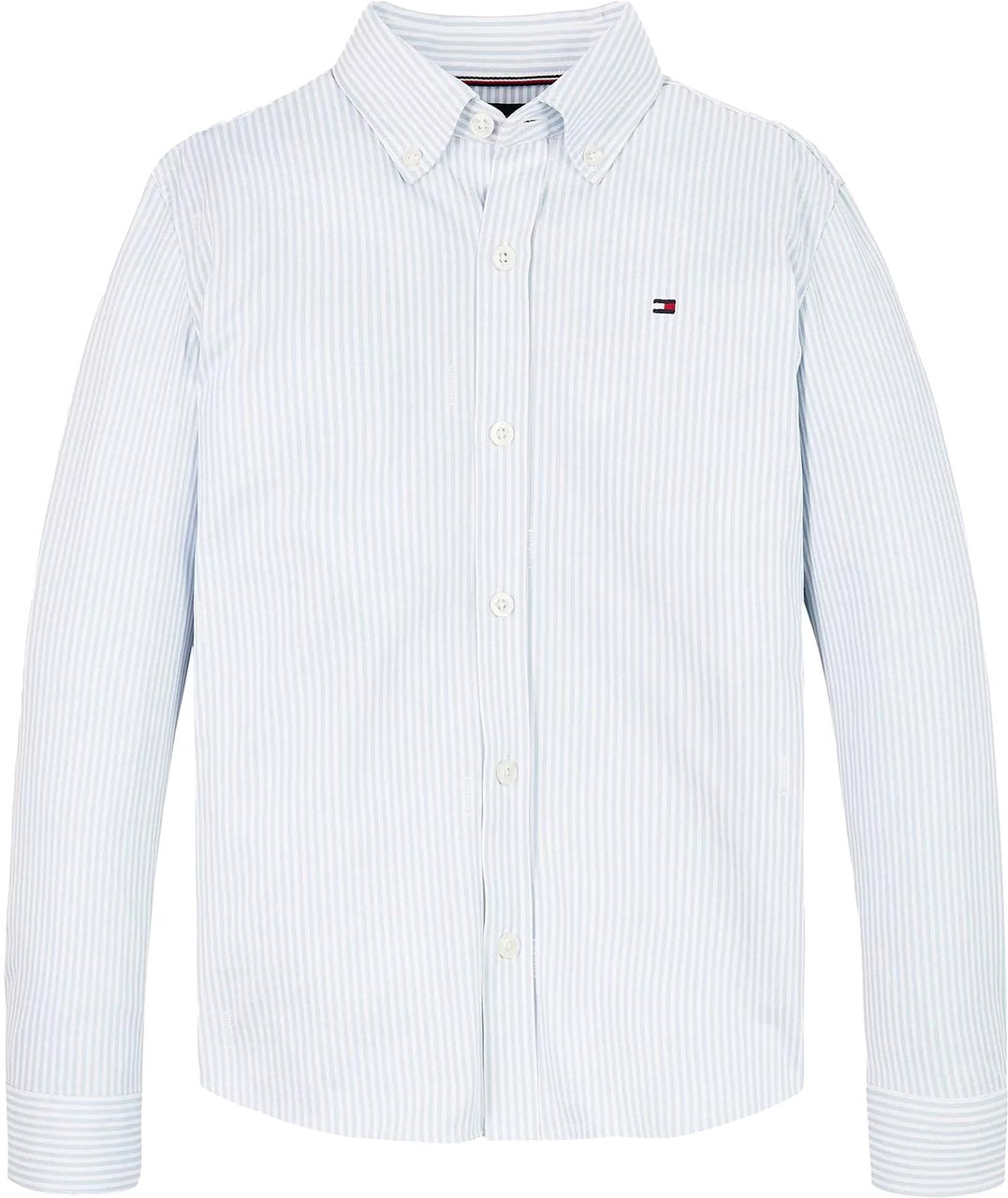 Tommy Hilfiger Allover Regular Shirt Ls Blauw