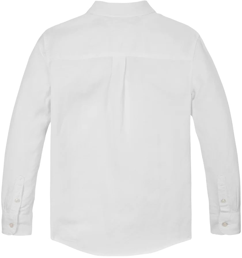 Tommy Hilfiger Linen Blend Relaxed Shirt Ls Wit