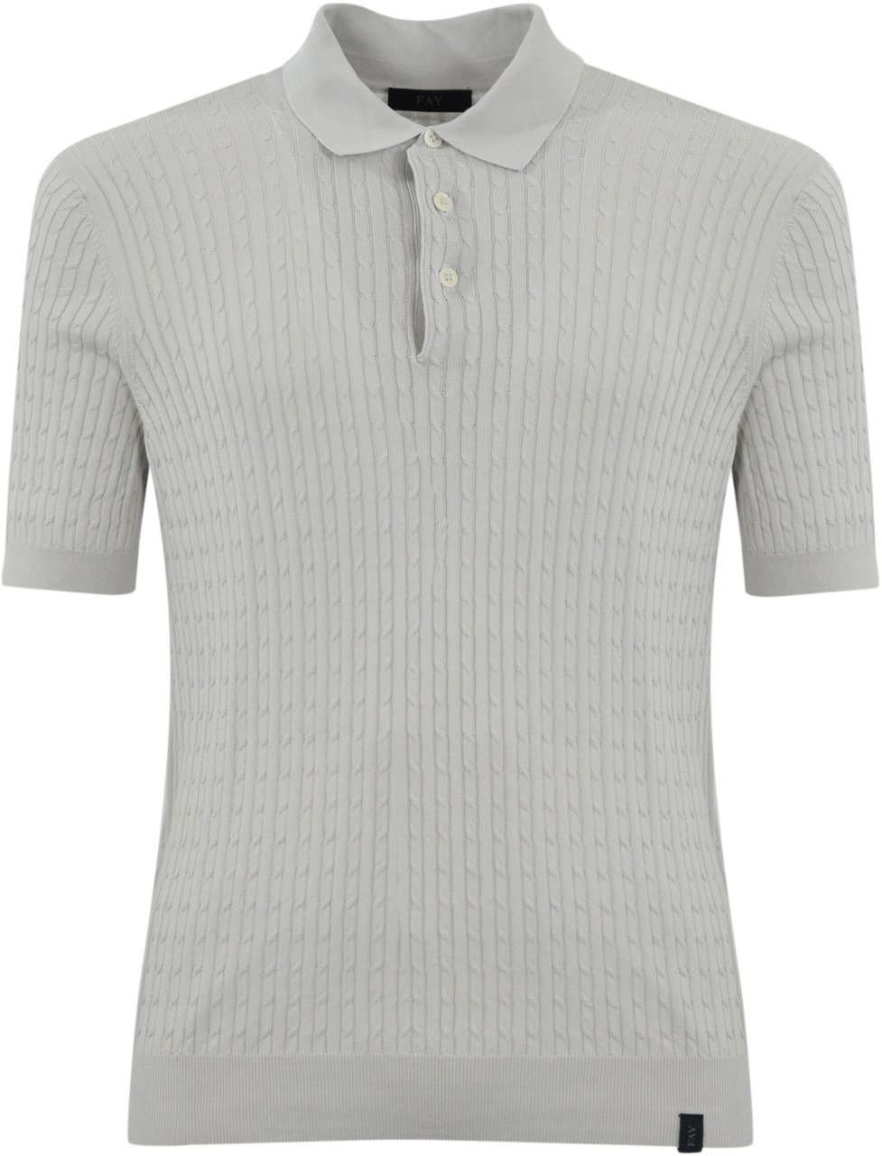 Fay T-Shirts And Polos Grey Grijs