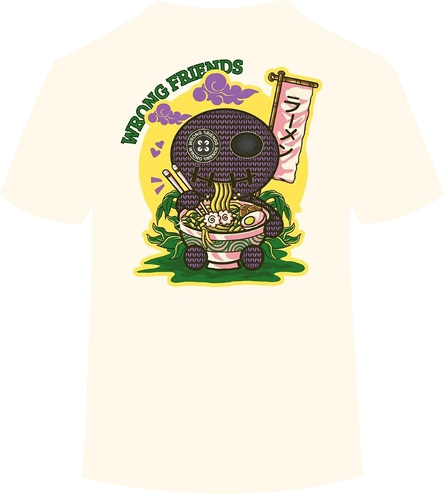 Wrong Friends Wrong Friends Ramen T-Shirt Beige