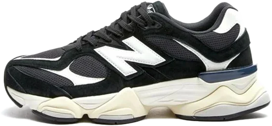 New Balance New Balance 9060 Black White Zwart