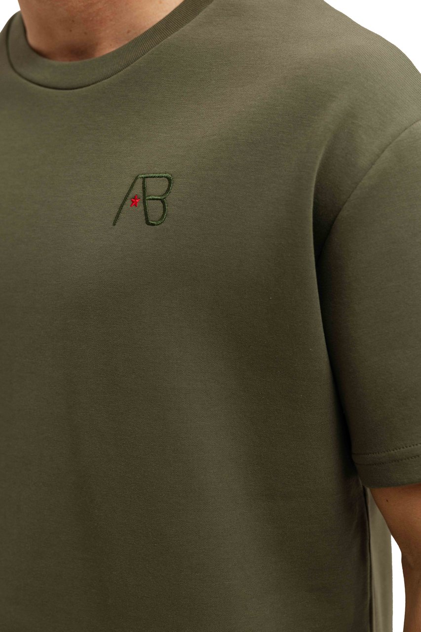 AB Lifestyle Regular Fit T-Shirt Heren Groen Groen
