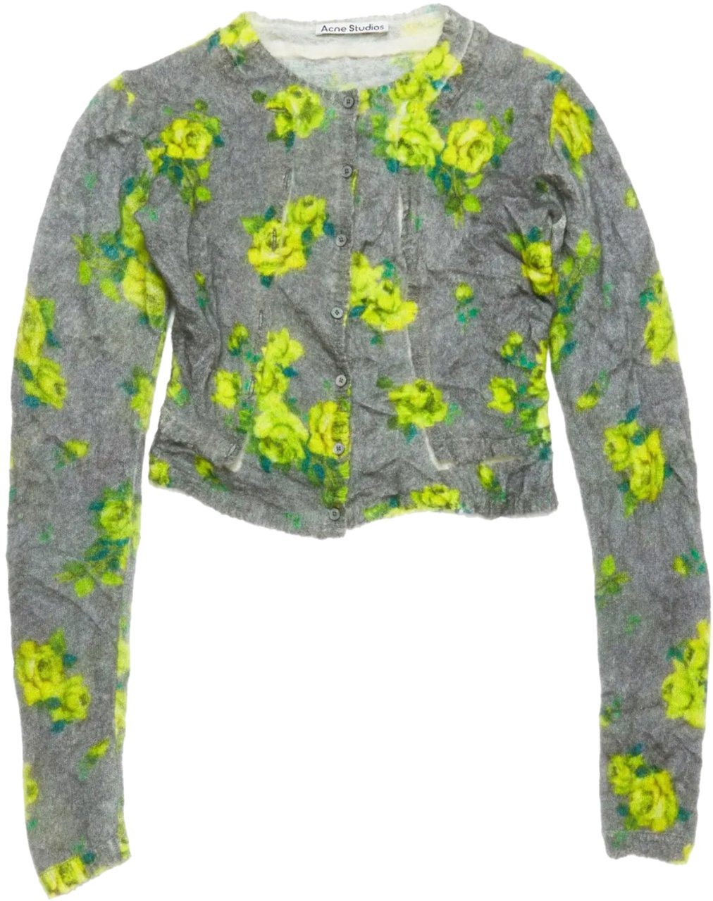 Acne Studios Longsleeve Top Grey/multi Grijs