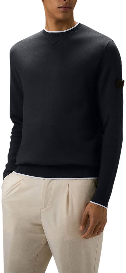 Peuterey Rubjerg Knit Blu Grafite Blauw