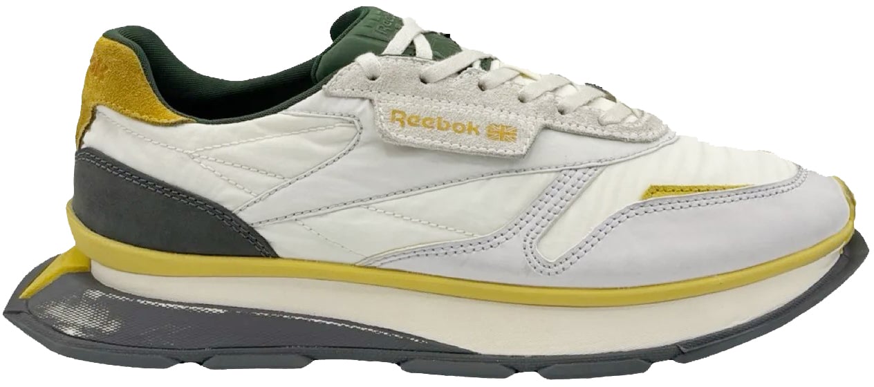 Reebok Sneakers Classic Leather Grey/Yellow Sport Ny Divers