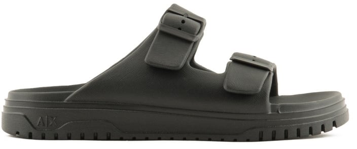 Armani Exchange Sandals Black Zwart