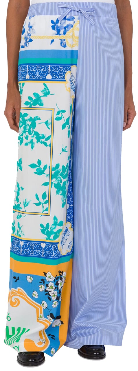 Moschino Trousers Clear Blue Blauw