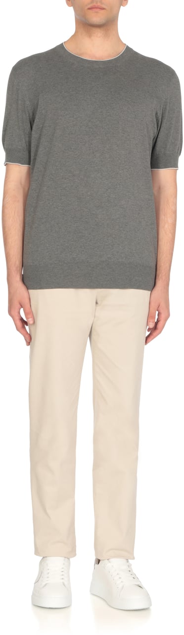 Philippe Model Philippe model sneakers temple low man in leather color white/grey Wit