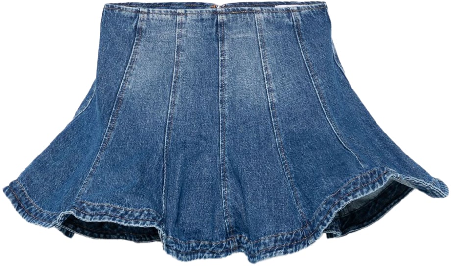 MSGM Msgm Skirts Blue Blauw
