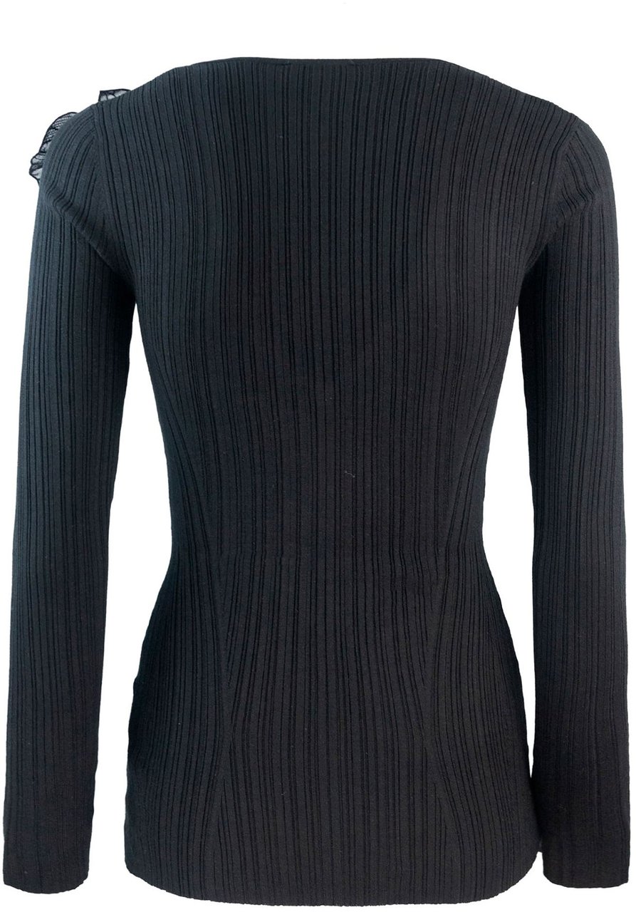 Elisabetta Franchi Sweaters Black Zwart
