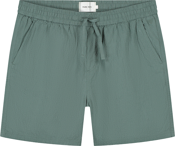 Pure Path Pure Path Regular Fit Pull On Shorts Groen