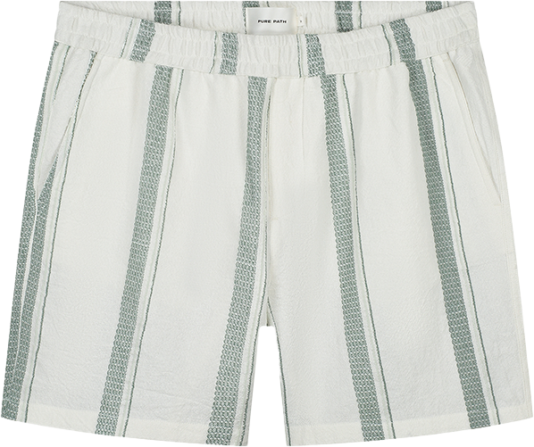 Pure Path Pure Path Regular Fit Casual Shorts Beige