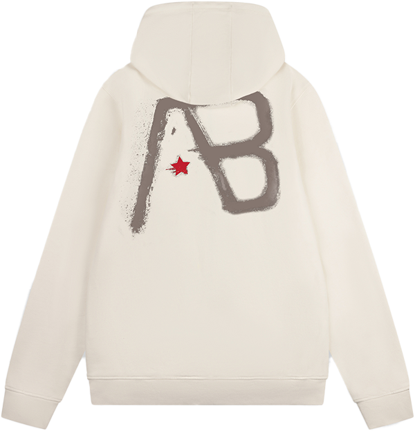 AB Lifestyle AB Lifestyle Canvas Vest Print White Swan Beige