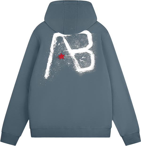 AB Lifestyle AB Lifestyle Canvas Vest With Print Blauw