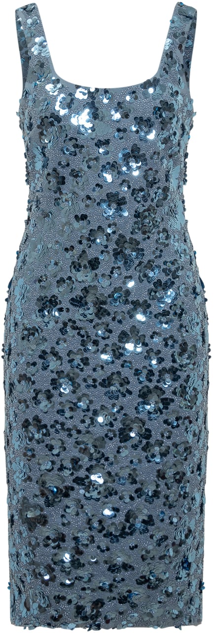Michael Kors Abito Midi Blauw