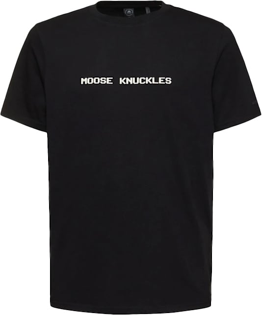 Moose Knuckles Milton Tee Black Zwart