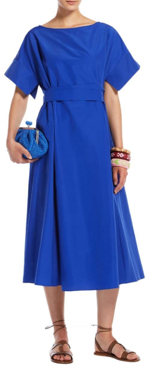Max Mara Dresses Blue Blauw