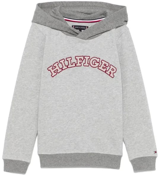 Tommy Hilfiger Monotype Embroidery Reg Hoodie Grijs