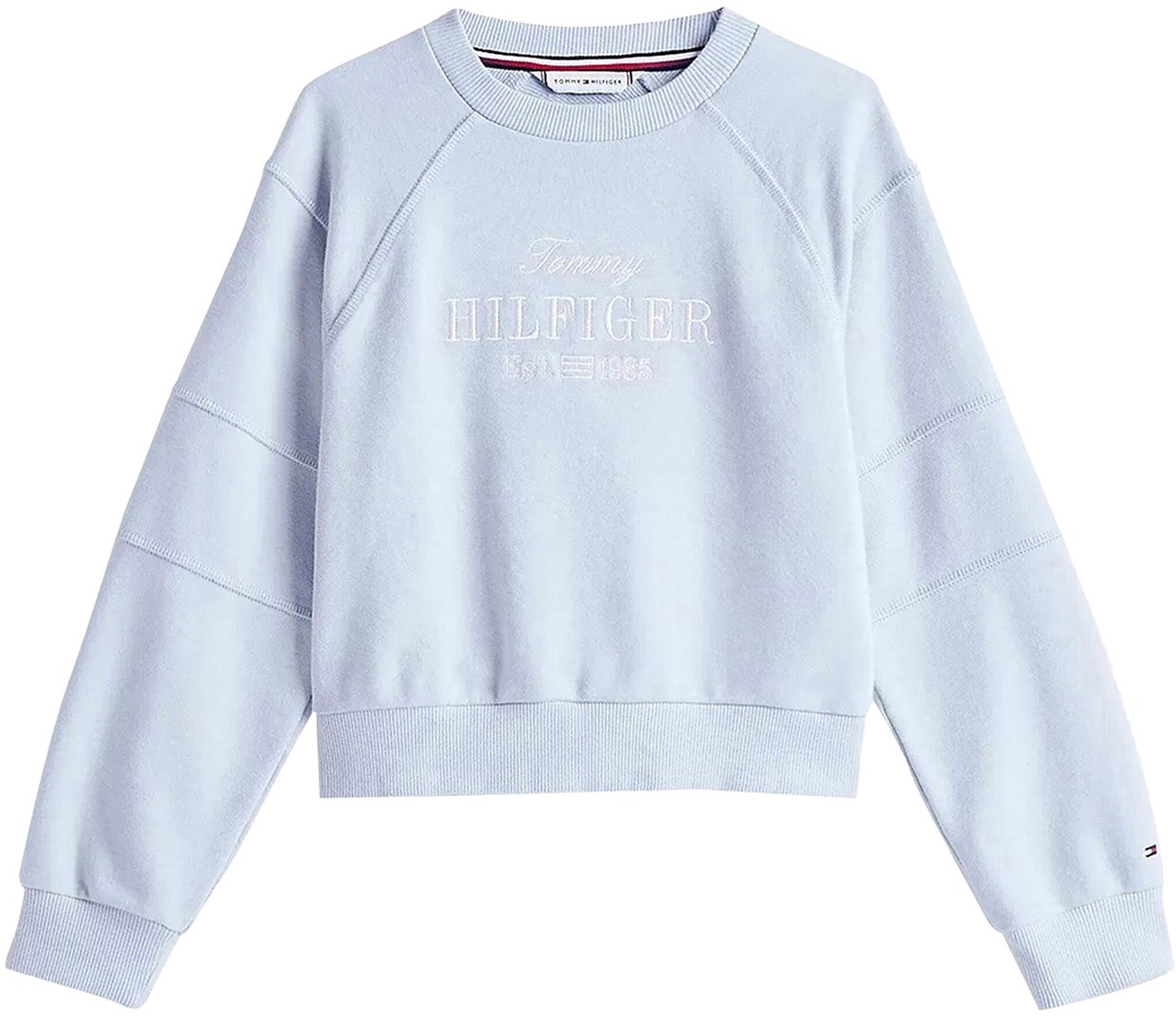 Tommy Hilfiger Tommy Script Cn Sweatshirt Blauw