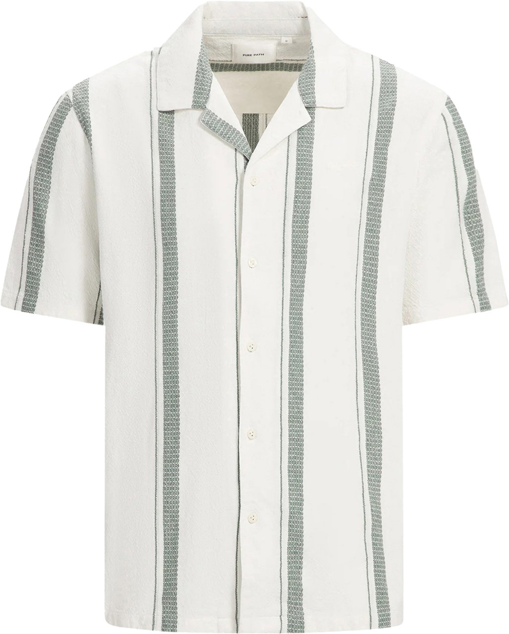 Pure Path Cuban Collar Shirt Wit