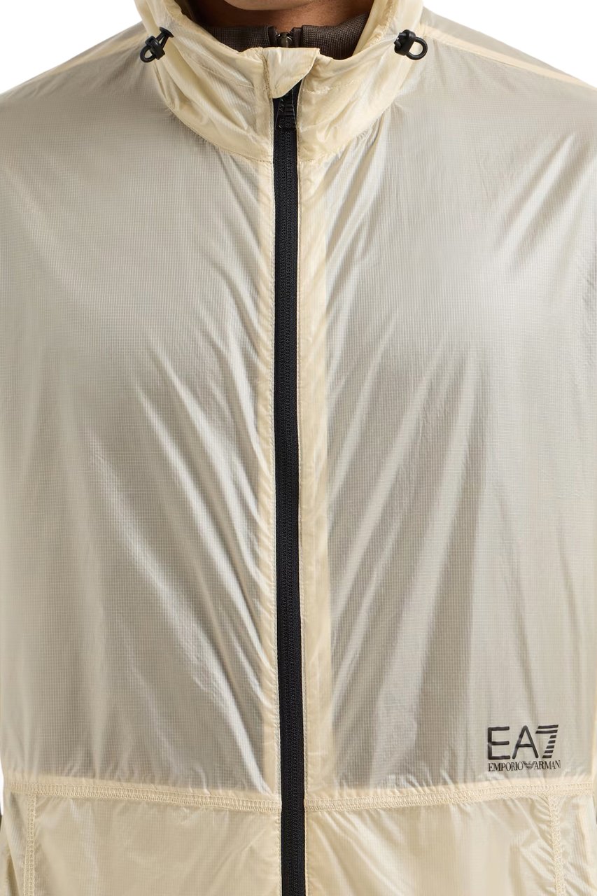 EA7 Coats Mandorla Bruin