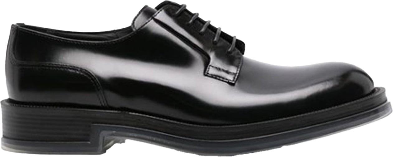 Alexander McQueen Alexander McQueen Lace-Up Derbies Zwart
