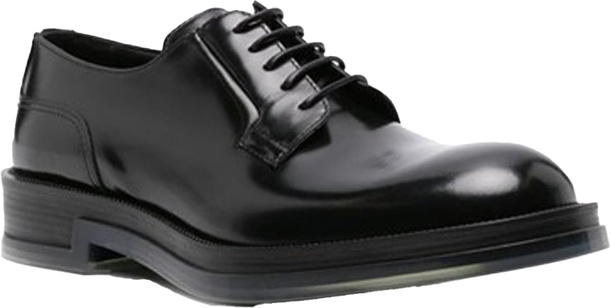 Alexander McQueen Alexander McQueen Lace-Up Derbies Zwart