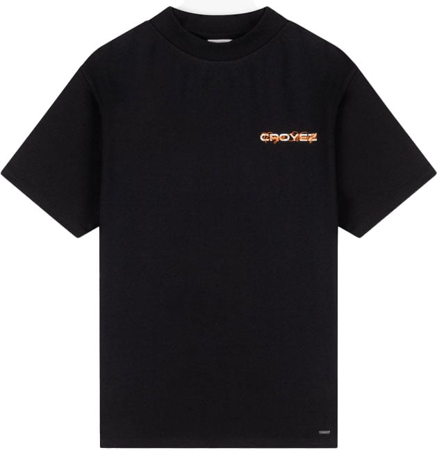 Croyez Croyez Elegant T-Shirt Zwart