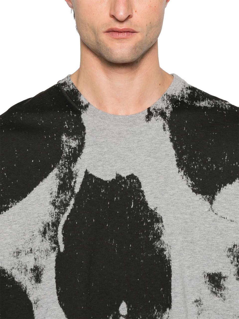 Alexander McQueen T-Shirts And Polos Grey Grijs