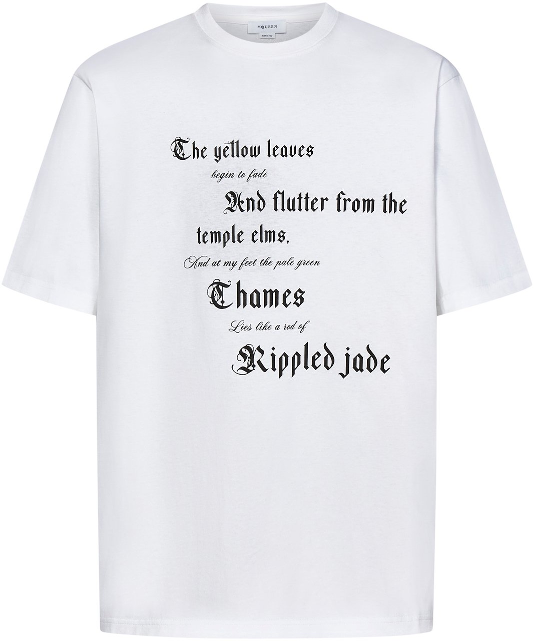 Alexander McQueen T-Shirts And Polos White Wit